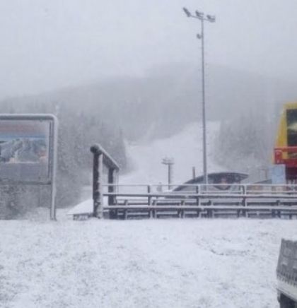 Na olimpijskim planinama i dalje pada snijeg