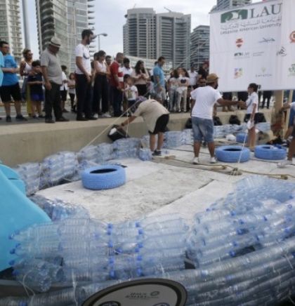 Libanski "Feničanski brod" napravljen od 50.000 plastičnih boca