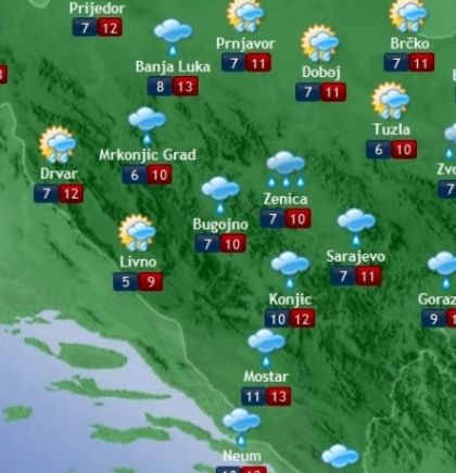 Prognoza vremena za Bosnu i Hercegovinu 4.12.2018