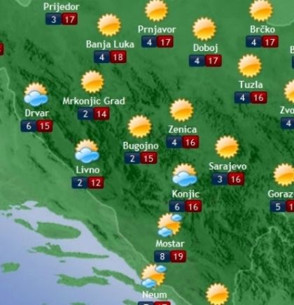 Prognoza vremena za Bosnu i Hercegovinu 06.3.2019