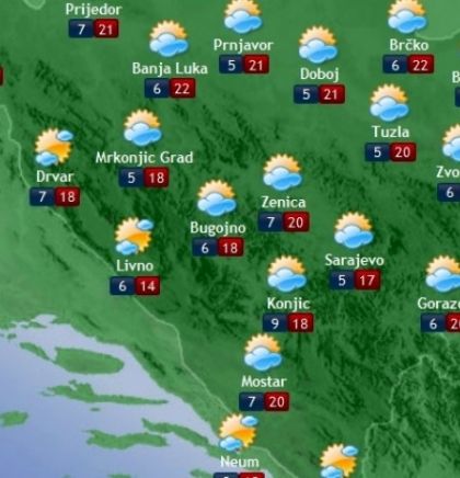 Prognoza vremena za Bosnu i Hercegovinu 07.3.2019