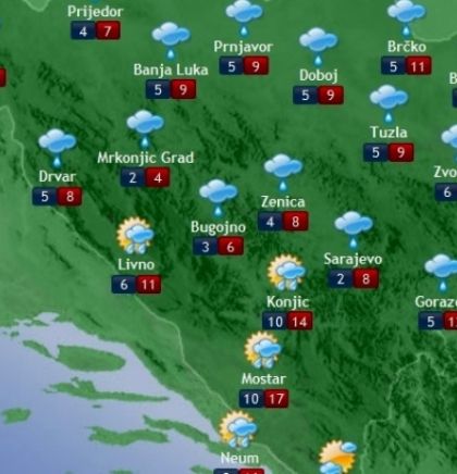 Prognoza vremena za Bosnu i Hercegovinu 19.3.2019