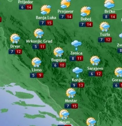 Prognoza vremena za Bosnu i Hercegovinu 05.3.2019