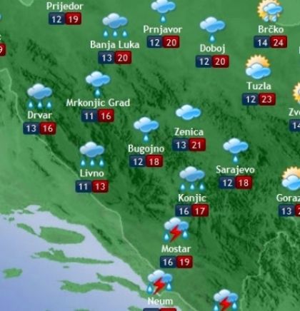 Prognoza vremena za Bosnu i Hercegovinu 28.5.2019