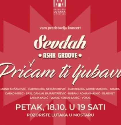 Koncert Sevdah Ashk Groove ansambla u Pozorištu lutaka Mostar