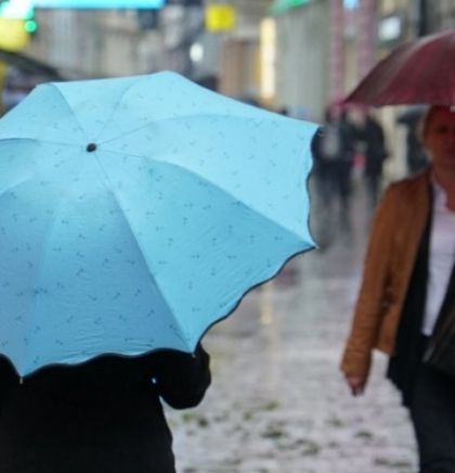 Narandžasti meteoalarm zbog obilnije ki&scaron;e i jakih udara vjetra