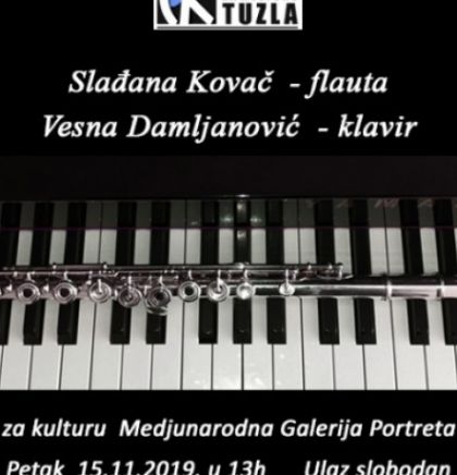 Koncert Slađane Kovač i Vesne Damljanović u Međunarodnoj galeriji portreta