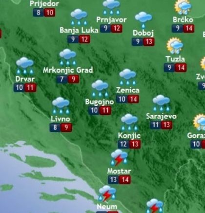 Prognoza vremena za Bosnu i Hercegovinu 20.11.2019