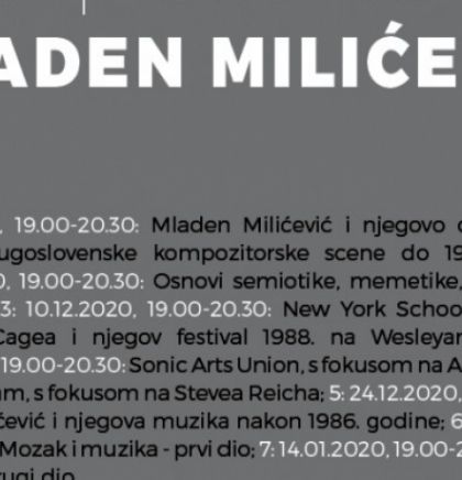 Ciklus predavanja Mladena Milićevića u programu 'Muzika u kontekstu'