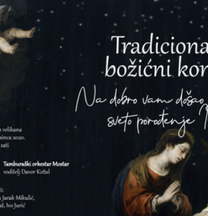 Tradicionalni božićni koncert sutra ispred Kosače