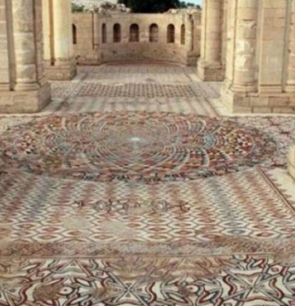 Palestinci otkrili veliki mozaik prastarog pustinjskog dvorca na Zapadnoj obali