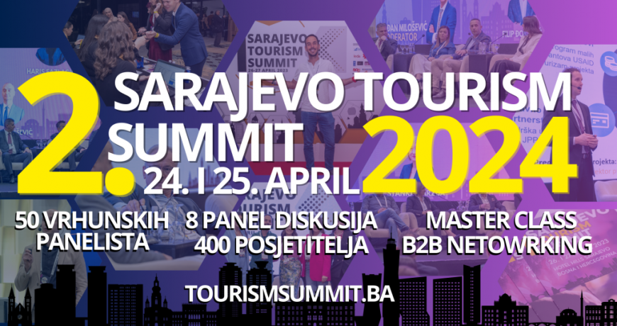 U srijedu drugo izdanje jednog od najvažnijih regionalnih turističkih foruma-Sarajevo Tourism Summit