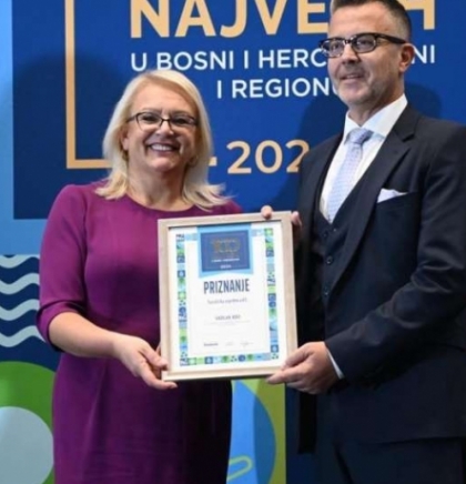 Priznanje 'Vizija 100' dodjeljeno Turističkoj zajednici Kantona Sarajevo