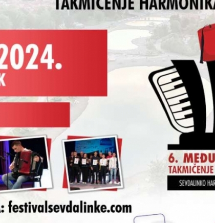 Međunarodno takmičenje harmonika&scaron;a 'Sevdalinko harmonikom opjevana' 14. oktobra u Tuzli