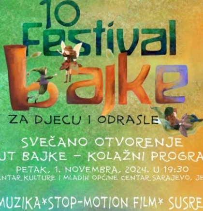 Kolažni program 'Put bajke' otvara deseti Festivala bajke za djecu i odrasle