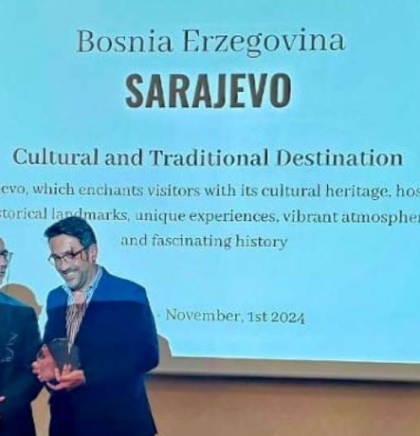 Turističkoj zajednici KS u Luganu uručena nagrada 'Swiss Toursim Award'