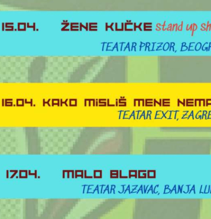 U aprilu u Sarajevu 28. Festival komedije 'Smijeh je lijek'