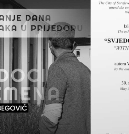Otvaranje izložbe Svjedoci vremena' Velije Hasanbegovića, povodom obilježavanja Dana bijelih traka