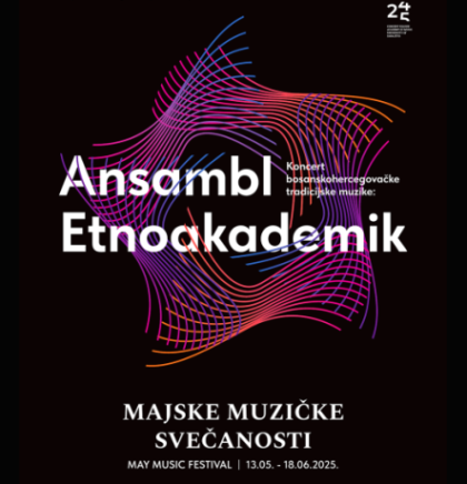 Koncert vokalnog ansambla Etnoakademik 23. maja u Umjetničkoj galeriji BiH