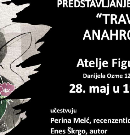 Sutra promocija knjige 'Travnička anahronika' Enesa &Scaron;krge u Ateljeu Figure