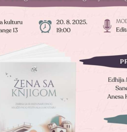 Večeras u Mostaru otvaranje 3. međunarodnog književnog festivala 'Žena sa knjigom'