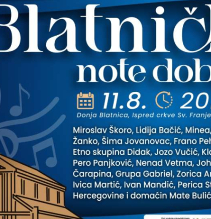 Blatnica očekuje na hiljade posjetitelja na najvećem humanitarno-koncertnom spektaklu u Hercegovini