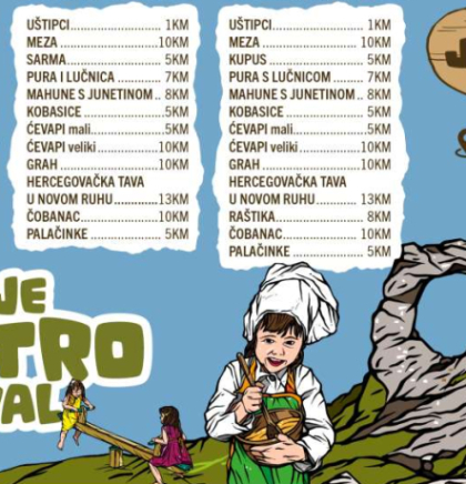 Hercegovački specijaliteti i domaći proizvodi na Gastro festivalu Blidinje
