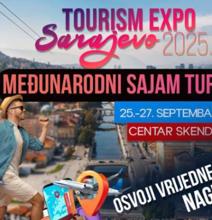 Međunarodni sajam turizma Tourism expo Sarajevo od 25. do 27. septembra u Centru Skenderija
