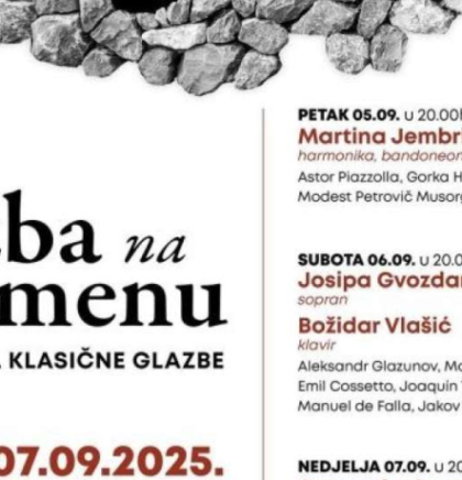 Treće izdanje festivala 'Glazba na kamenu' donosi tri koncertne večeri