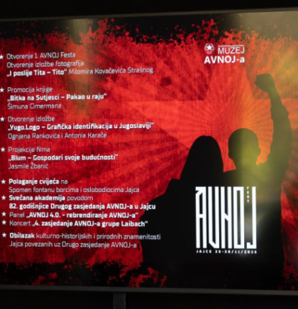 PRVI AVNOJ FEST U JAJCU: &Scaron;est dana umjetnosti, kulture i dijaloga uz koncert grupe Laibach