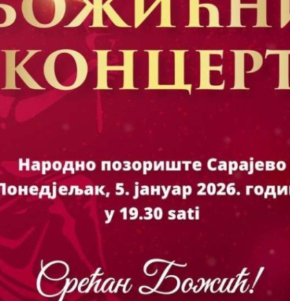 Božićni koncert SPKD 'Prosvjeta' 5. januara u sarajevskom Narodnom pozori&scaron;tu