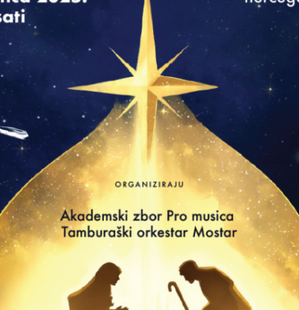 Božićni koncert 'Na dobro vam do&scaron;ao Božić' večeras u Kosači