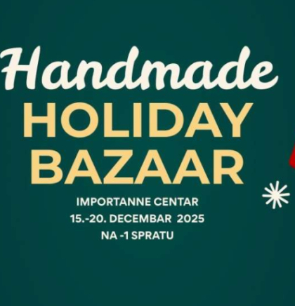 Handmade Holiday Bazaar od 15. do 20. decembra u Sarajevu