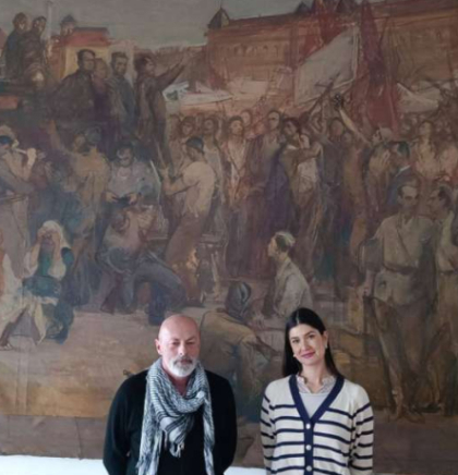 Centar za kulturu Tuzla realizira restauraciju slike Ismeta Mujezinovića 'Oslobođenje Tuzle 1943.'