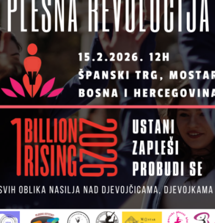 Plesna revolucija u Mostaru u sklopu kampanje 'Jedna milijarda ustaje'