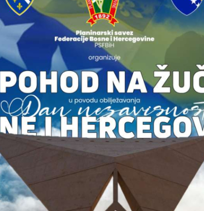 Pohod planinara na Žuč na Dan nezavisnosti Bosne i Hercegovine 