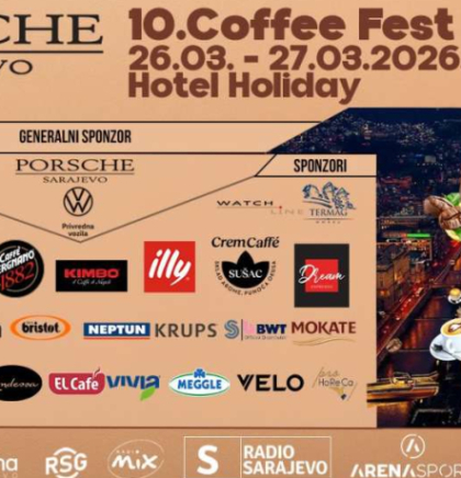 Sarajevo ponovo postaje centar ljubitelja kafe &ndash; stiže jubilarni 10. Porsche Sarajevo Coffee Fest