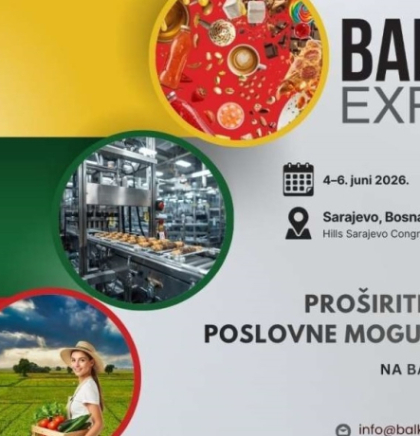 Sarajevo domaćin 'Balkan Expo 2026' - najvećeg sajma hrane u BiH