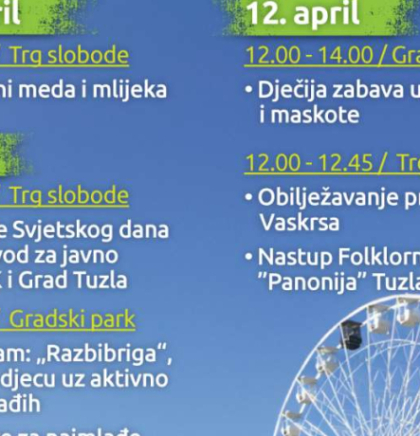 Bogat sadržaj drugog vikenda 'Proljeća u Tuzli 2026'