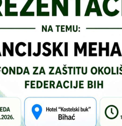 Fond za za&scaron;titu okoli&scaron;a Federacije BiH nastavlja ciklus prezentacija u Federaciji BiH