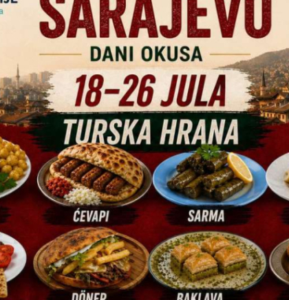 Od 18. do 26. jula humanitarni bazar 'Dani turske kuhinje - Novo Sarajevo'
